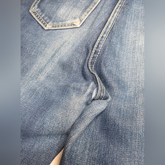 Vintage Jordache 90s Y2K Bootcut Jeans Size 32L Zigzag Pocket Made in HK Unisex - Picture 7 of 9
